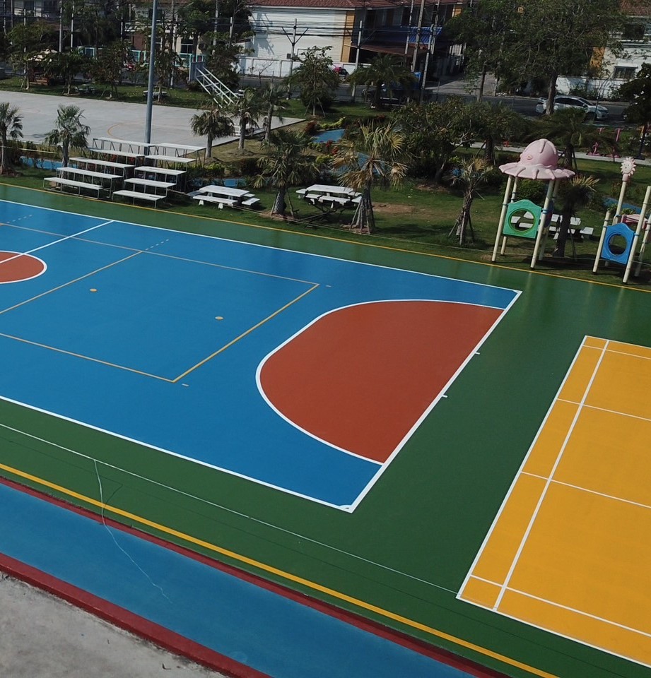 งานทำพื้นสนามกีฬา