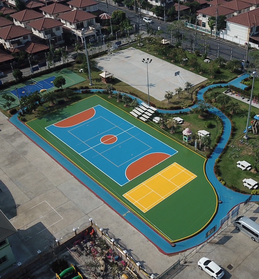 งานทำพื้นสนามกีฬา