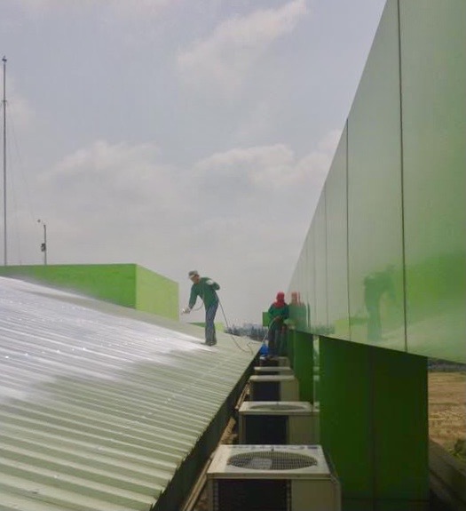 งานพ่นสีเซรามิคสะท้อนความร้อน