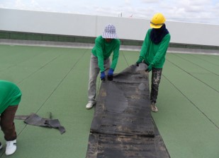 งานติดตั้งระบบกันซึม