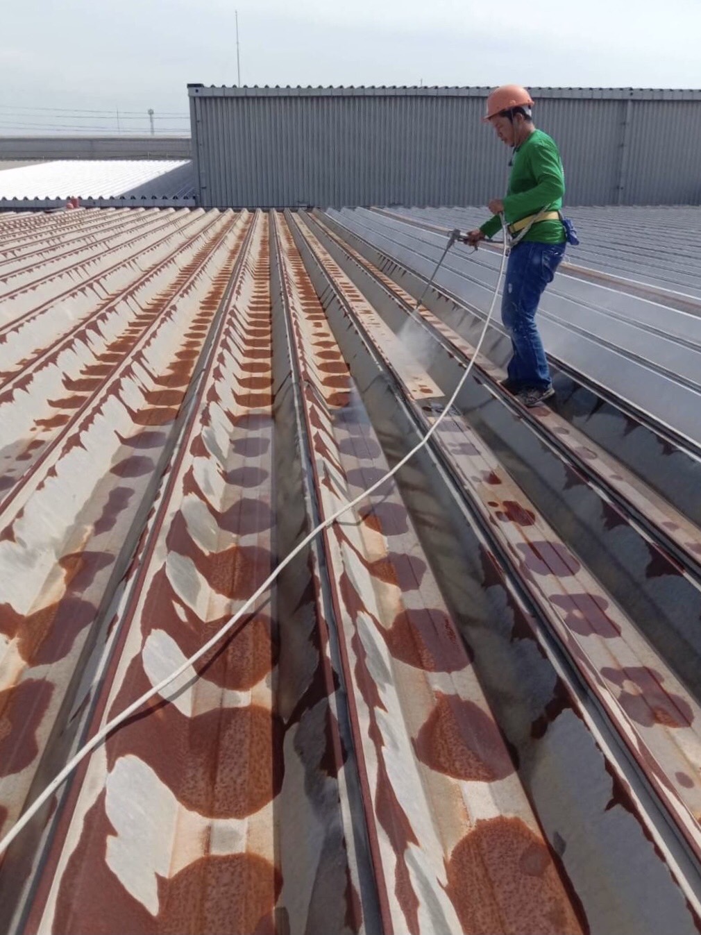 งานป้องกันสนิม ป้องกันการกัดกร่อน