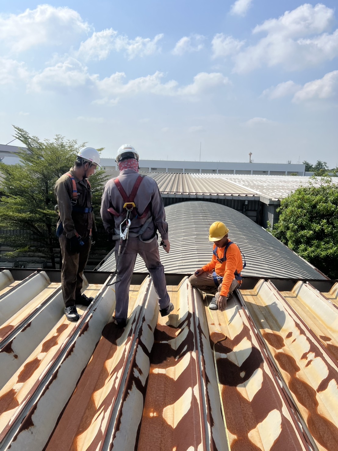 งานป้องกันสนิม ป้องกันการกัดกร่อน